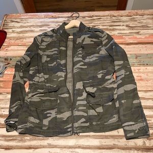 Express camo military style jacket size small